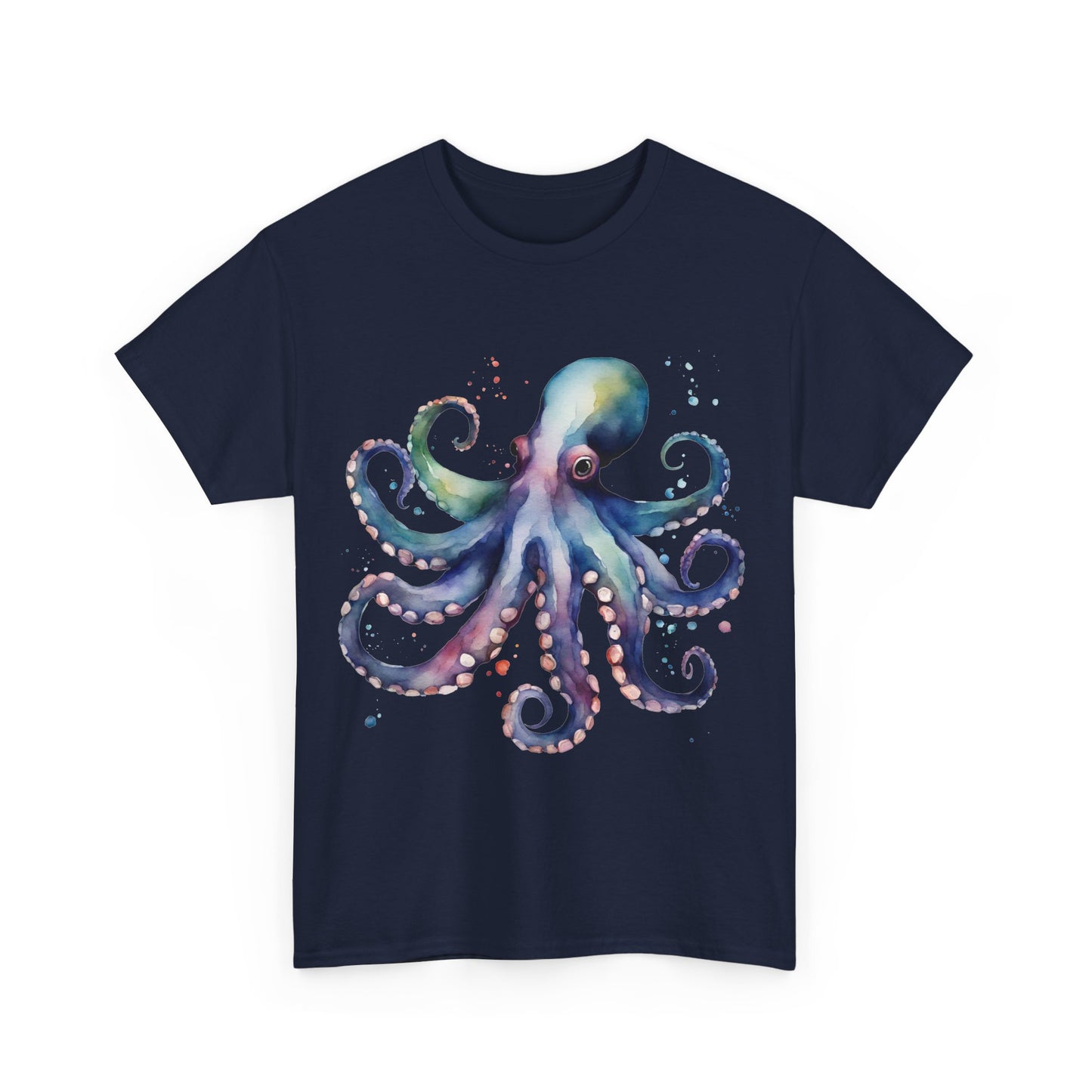 Deep Sea Octopus Graphic Tee Unisex Heavy Cotton Crew Neck