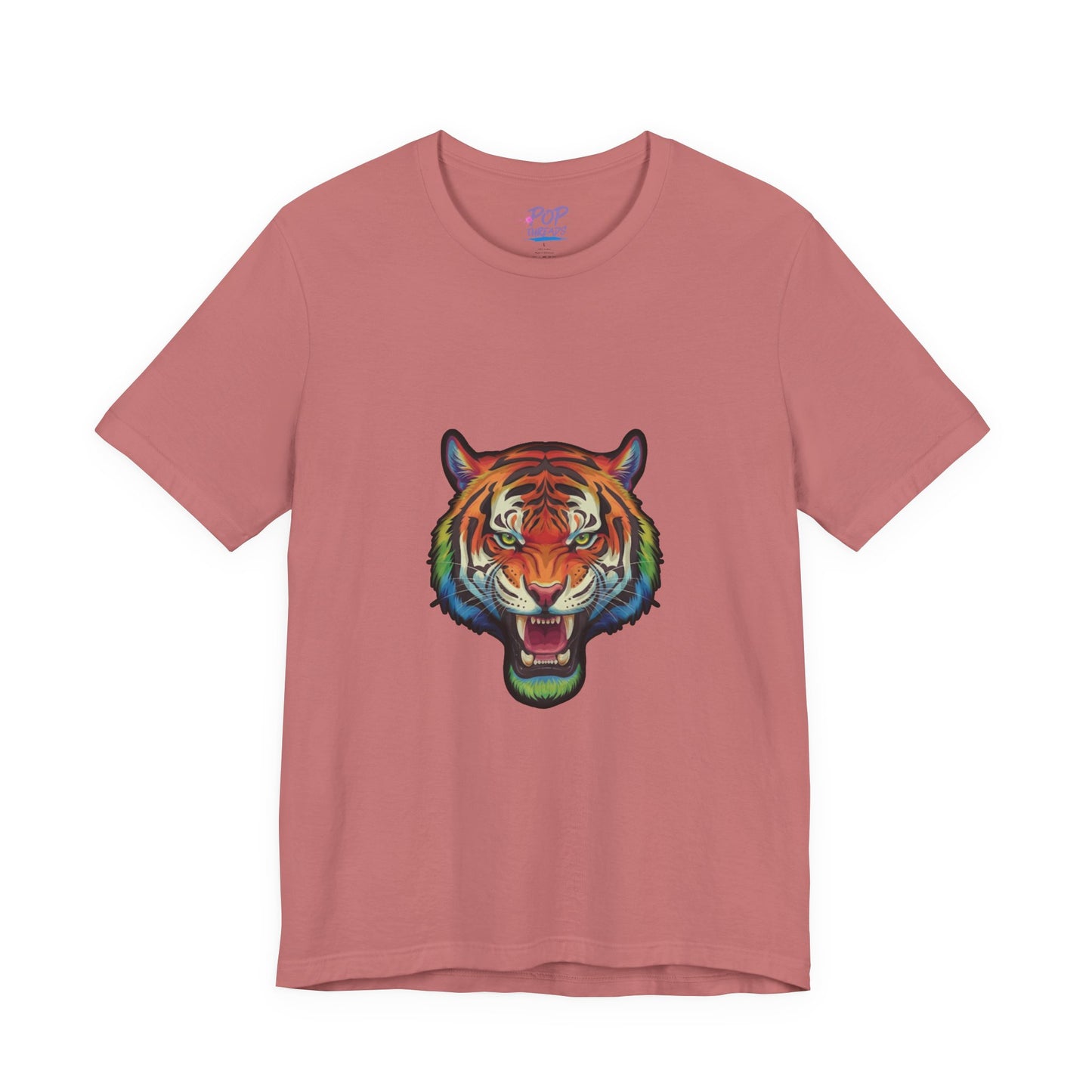Colorful Rainbow Tiger Tee