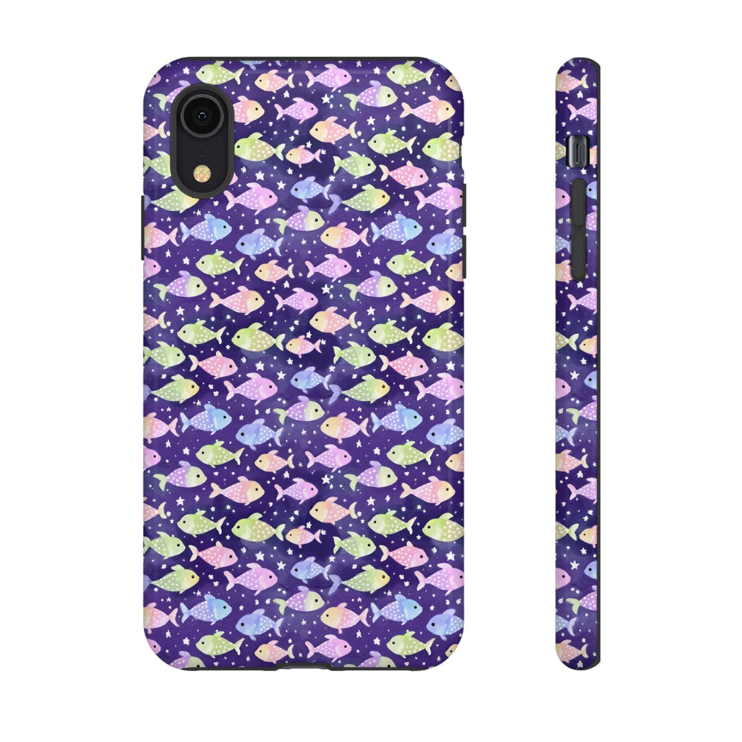 Fish And Stars | Tough Cases | Phone Case | Protective Cover | Ocean Themed | Sea Themed | Cute Phone Cover | Colorful