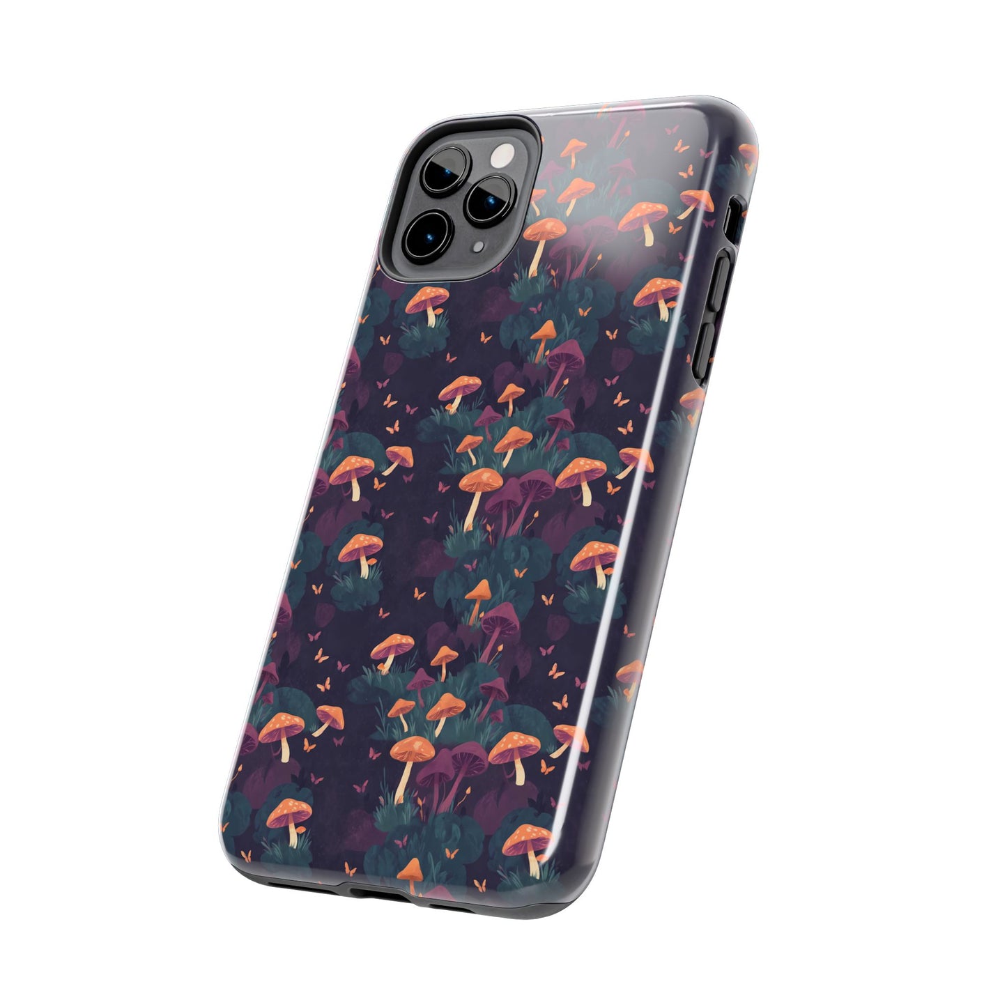 Witchy Mushroom And Moth IPhone Case | Witchy Phone Case | Mushroom Phone Case | Hippie Mushrooms | Night Moths