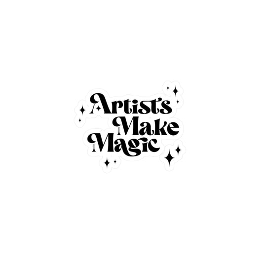 Artists Make Magic Kiss Cut Vinyl Decals Sticker Collection