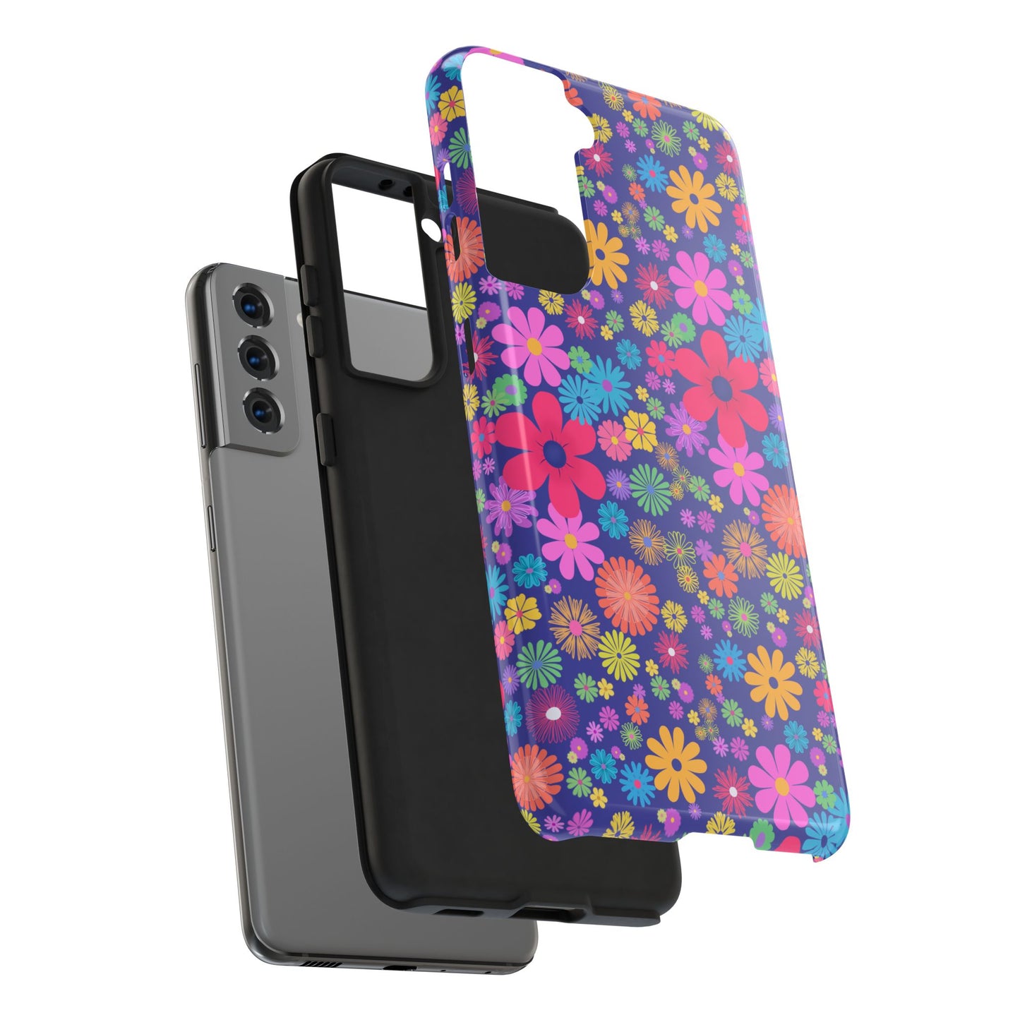 Colorful Floral Tough Phone Cases