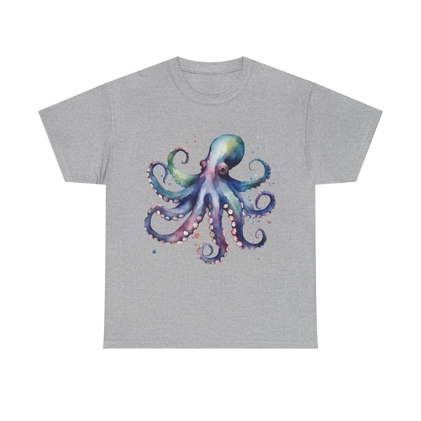 Deep Sea Octopus Graphic Tee Unisex Heavy Cotton Crew Neck
