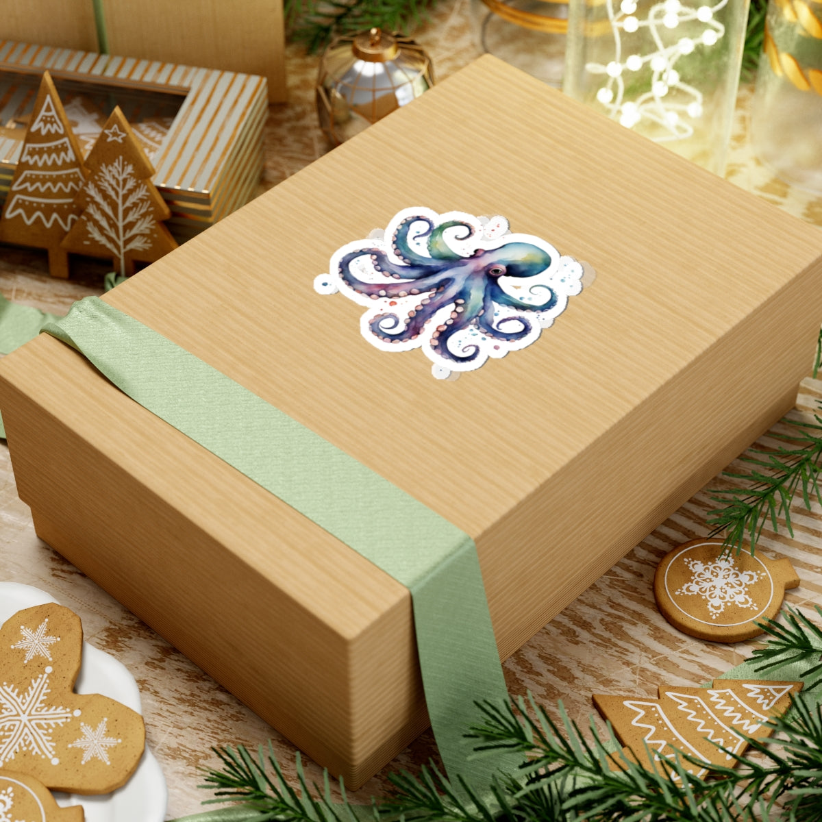 Octopus Kiss-Cut Stickers
