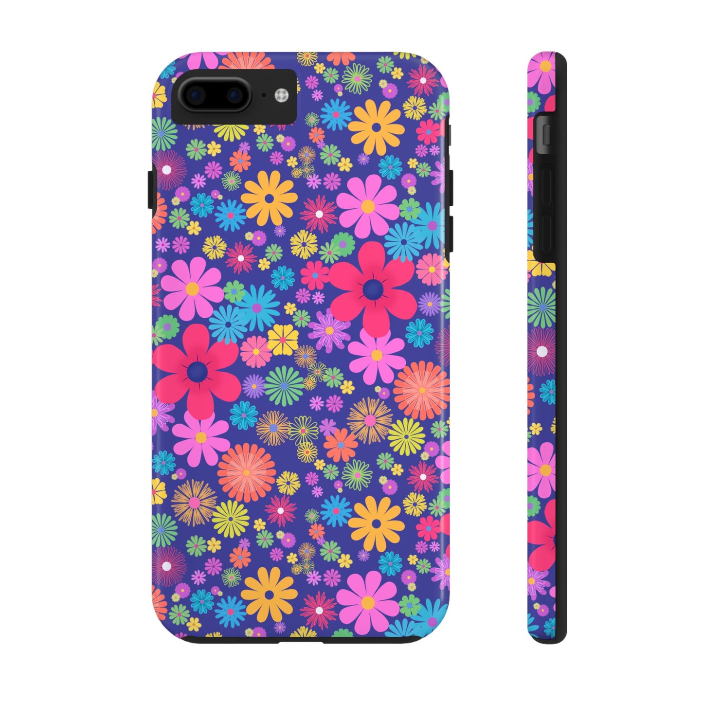 Colorful Floral Tough Phone Cases